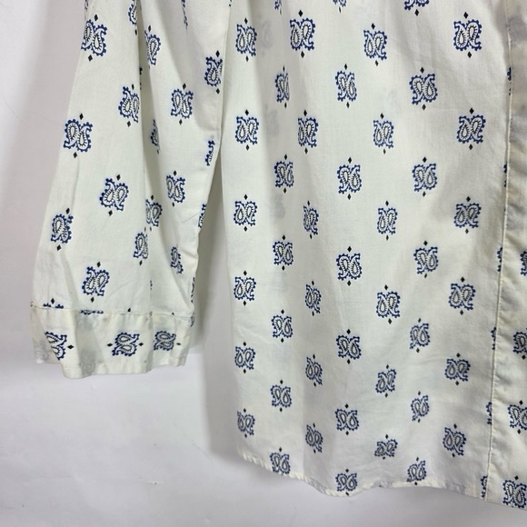 Xirena paisley print Wrap long sleeves Top - Picture 13 of 15